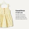 image:imageAmazon Essentials x Sofia Grainge Toddlers and Baby Girls Cotton Casual Fit and Flare DressLight Tan Ditsy Flower