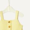image:imageAmazon Essentials x Sofia Grainge Toddlers and Baby Girls Cotton Casual Fit and Flare DressLight Yellow