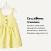 image:imageAmazon Essentials x Sofia Grainge Toddlers and Baby Girls Cotton Casual Fit and Flare DressLight Yellow