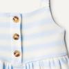 image:imageAmazon Essentials x Sofia Grainge Toddlers and Baby Girls Cotton Casual Fit and Flare DressPale Blue Bold Stripe