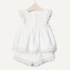image:imageAmazon Essentials x Sofia Grainge Toddlers and Baby Girls Cotton Eyelet Top amp Shorts Play Set MultipacksWhite