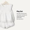 image:imageAmazon Essentials x Sofia Grainge Toddlers and Baby Girls Cotton Eyelet Top amp Shorts Play Set MultipacksWhite
