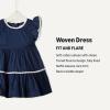 image:imageAmazon Essentials x Sofia Grainge Toddlers and Baby Girls Woven Cotton Sateen Fit amp Flare Casual DressNavy