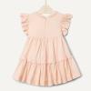 image:imageAmazon Essentials x Sofia Grainge Toddlers and Baby Girls Woven Cotton Sateen Fit amp Flare Casual DressPeach Classic Stripe