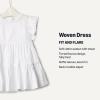 image:imageAmazon Essentials x Sofia Grainge Toddlers and Baby Girls Woven Cotton Sateen Fit amp Flare Casual DressWhite