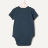 image:imageAmazon Essentials x Sofia Grainge Unisex Babies Side Snap Short Sleeve BodysuitDark NavyIvoryLight Blue