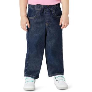 image:imageAmazon Essentials Baby Girls Soft Stretch RelaxedFit Wide Leg JeansDark Wash