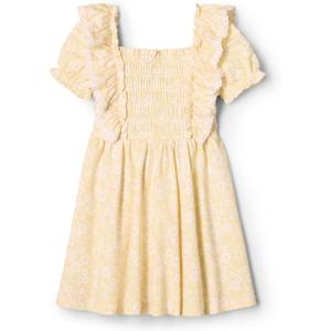 image:imageAmazon Essentials x Sofia Grainge Toddler and Baby Girls Embroidered Knit DressLight Yellow Delicate Floral