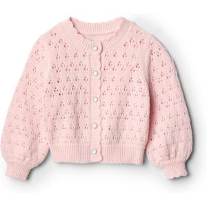 image:imageAmazon Essentials x Sofia Grainge Toddler and Baby Girls Lightweight Cotton Cardigan SweaterLight Pink