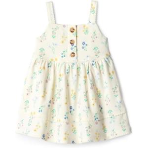image:imageAmazon Essentials x Sofia Grainge Toddlers and Baby Girls Cotton Casual Fit and Flare DressIvory Bouquet