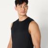 image:imageAmazon Essentials Mens Active Quick Dry MoistureWicking Tech Stretch Lightweight Sleeveless Muscle Shirt MultipacksBlack