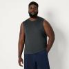 image:imageAmazon Essentials Mens Active Quick Dry MoistureWicking Tech Stretch Lightweight Sleeveless Muscle Shirt MultipacksBlackHeather Graphite