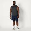 image:imageAmazon Essentials Mens Active Quick Dry MoistureWicking Tech Stretch Lightweight Sleeveless Muscle Shirt MultipacksBlackHeather Graphite