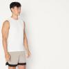 image:imageAmazon Essentials Mens Active Quick Dry MoistureWicking Tech Stretch Lightweight Sleeveless Muscle Shirt MultipacksBlackWhite