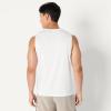 image:imageAmazon Essentials Mens Active Quick Dry MoistureWicking Tech Stretch Lightweight Sleeveless Muscle Shirt MultipacksBlackWhite