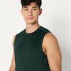 image:imageAmazon Essentials Mens Active Quick Dry MoistureWicking Tech Stretch Lightweight Sleeveless Muscle Shirt MultipacksDark Green