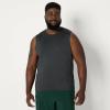 image:imageAmazon Essentials Mens Active Quick Dry MoistureWicking Tech Stretch Lightweight Sleeveless Muscle Shirt MultipacksDark GreenHeather Graphite