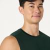 image:imageAmazon Essentials Mens Active Quick Dry MoistureWicking Tech Stretch Lightweight Sleeveless Muscle Shirt MultipacksDark GreenHeather Graphite