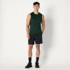 image:imageAmazon Essentials Mens Active Quick Dry MoistureWicking Tech Stretch Lightweight Sleeveless Muscle Shirt MultipacksDark GreenHeather Graphite