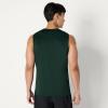 image:imageAmazon Essentials Mens Active Quick Dry MoistureWicking Tech Stretch Lightweight Sleeveless Muscle Shirt MultipacksDark GreenHeather Graphite