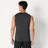 image:imageAmazon Essentials Mens Active Quick Dry MoistureWicking Tech Stretch Lightweight Sleeveless Muscle Shirt MultipacksHeather GraphiteHenna