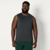 image:imageAmazon Essentials Mens Active Quick Dry MoistureWicking Tech Stretch Lightweight Sleeveless Muscle Shirt MultipacksHeather GraphiteHenna