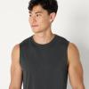image:imageAmazon Essentials Mens Active Quick Dry MoistureWicking Tech Stretch Lightweight Sleeveless Muscle Shirt MultipacksHeather GraphiteHenna