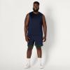 image:imageAmazon Essentials Mens Active Quick Dry MoistureWicking Tech Stretch Lightweight Sleeveless Muscle Shirt MultipacksHeather GraphiteNavy