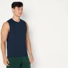 image:imageAmazon Essentials Mens Active Quick Dry MoistureWicking Tech Stretch Lightweight Sleeveless Muscle Shirt MultipacksNavy