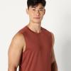 image:imageAmazon Essentials Mens Active Quick Dry MoistureWicking Tech Stretch Lightweight Sleeveless Muscle Shirt MultipacksRich Chestnut Brown