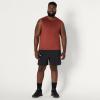 image:imageAmazon Essentials Mens Active Quick Dry MoistureWicking Tech Stretch Lightweight Sleeveless Muscle Shirt MultipacksRich Chestnut Brown