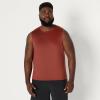 image:imageAmazon Essentials Mens Active Quick Dry MoistureWicking Tech Stretch Lightweight Sleeveless Muscle Shirt MultipacksRich Chestnut Brown