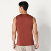 image:imageAmazon Essentials Mens Active Quick Dry MoistureWicking Tech Stretch Lightweight Sleeveless Muscle Shirt MultipacksRich Chestnut Brown