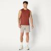 image:imageAmazon Essentials Mens Active Quick Dry MoistureWicking Tech Stretch Lightweight Sleeveless Muscle Shirt MultipacksRich Chestnut Brown