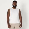 image:imageAmazon Essentials Mens Active Quick Dry MoistureWicking Tech Stretch Lightweight Sleeveless Muscle Shirt MultipacksWhite