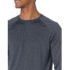 image:imageAmazon Essentials Mens Active Quick Dry Tech Stretch Lightweight LongSleeve TShirt Available in BigampTallCharcoal Space Dye