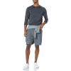 image:imageAmazon Essentials Mens Active Quick Dry Tech Stretch Lightweight LongSleeve TShirt Available in BigampTallCharcoal Space Dye