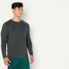 image:imageAmazon Essentials Mens Active Quick Dry Tech Stretch Lightweight LongSleeve TShirt Available in BigampTallDark GreenHeather Graphite