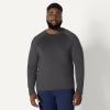 image:imageAmazon Essentials Mens Active Quick Dry Tech Stretch Lightweight LongSleeve TShirt Available in BigampTallHeather GraphiteNavy
