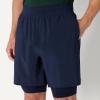 image:imageAmazon Essentials Mens Athletic Running Training Shorts Performance Stretch Woven Workout Shorts 7Navy