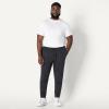 image:imageAmazon Essentials Mens Athletic Soft Performance Lightweight Gym Workout Tapered Track Jogger SweatpantsSpace Dye Black