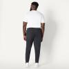 image:imageAmazon Essentials Mens Athletic Soft Performance Lightweight Gym Workout Tapered Track Jogger SweatpantsSpace Dye Black