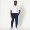 image:imageAmazon Essentials Mens Athletic Soft Performance Lightweight Gym Workout Tapered Track Jogger SweatpantsSpace Dye Navy