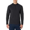 image:imageAmazon Essentials Mens Athletic Soft Performance Lightweight QuarterZip Hoodie Long Sleeve Workout TopSpace Dye Black