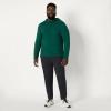 image:imageAmazon Essentials Mens Athletic Soft Performance Lightweight QuarterZip Hoodie Long Sleeve Workout TopSpace Dye Green