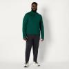 image:imageAmazon Essentials Mens Athletic Soft Performance Lightweight QuarterZip Hoodie Long Sleeve Workout TopSpace Dye Green