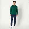 image:imageAmazon Essentials Mens Athletic Soft Performance Lightweight QuarterZip Hoodie Long Sleeve Workout TopSpace Dye Green
