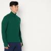 image:imageAmazon Essentials Mens Athletic Soft Performance Lightweight QuarterZip Hoodie Long Sleeve Workout TopSpace Dye Green