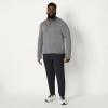 image:imageAmazon Essentials Mens Athletic Soft Performance Lightweight QuarterZip Hoodie Long Sleeve Workout TopSpace Dye Grey