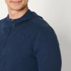 image:imageAmazon Essentials Mens Athletic Soft Performance Lightweight QuarterZip Hoodie Long Sleeve Workout TopSpace Dye Navy